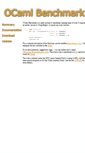 Mobile Screenshot of ocaml-benchmark.forge.ocamlcore.org